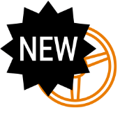 NEU-Icon mit orangefarbenem Kreis markiert Neueröffnung in Rastede